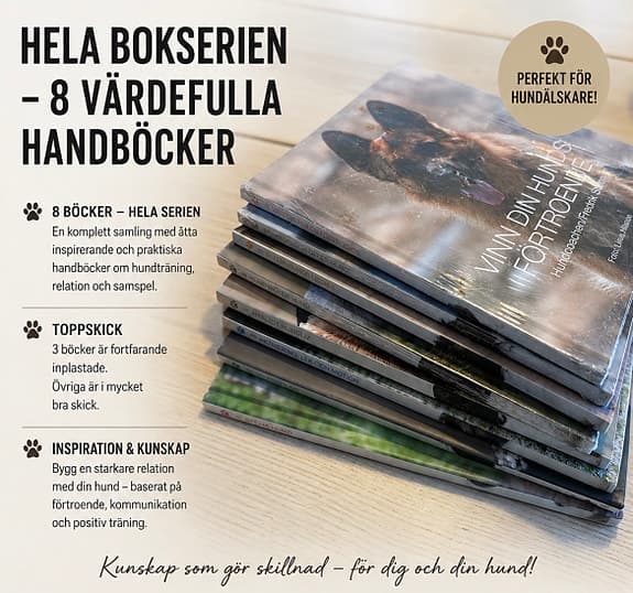 Hundböcker – Komplett serie med 8 böcker av Fredrik Steen
