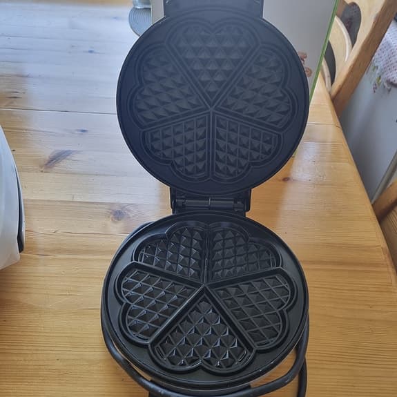 Waffle Maker våffeljärn hjärtformat