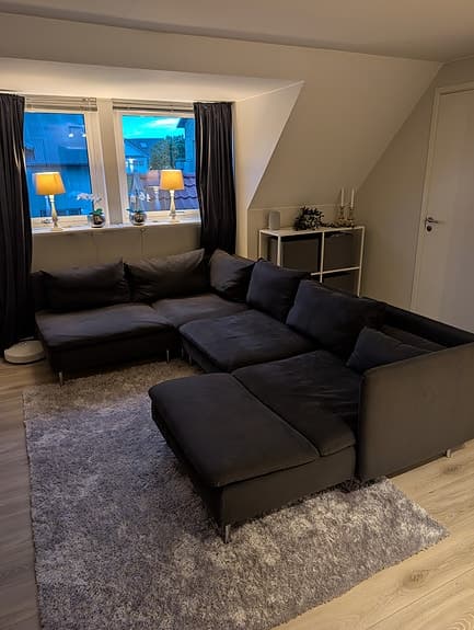 Söderhamn 4-sits soffa grå