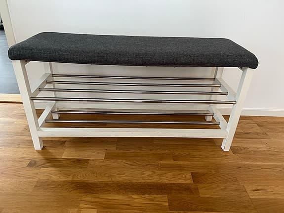 Bänk/skohylla 100 cm
