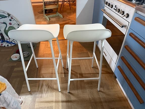 Normann Copenhagen Form barstolar 65 cm, 2 st – vita
