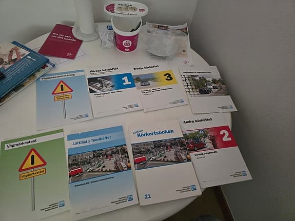 STR Trafikskola körkortsböcker paket personbil B