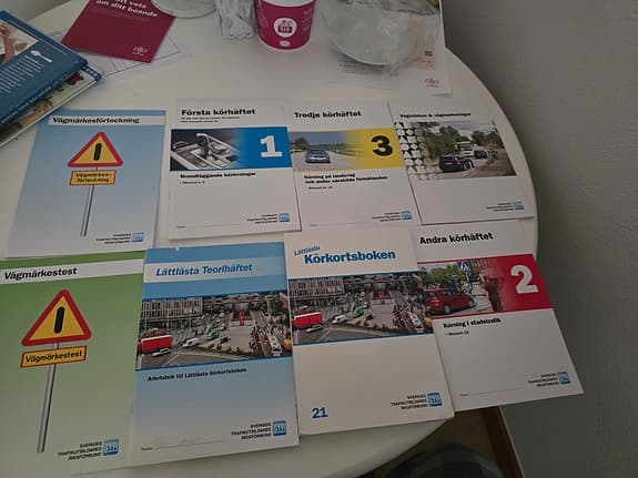 STR Trafikskola körkortsböcker paket personbil B