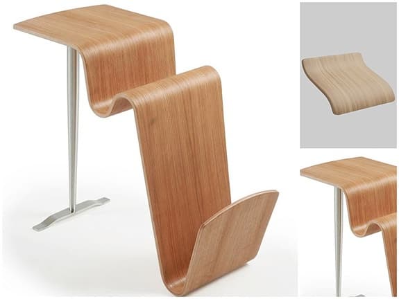 Funco Sidobord /Tidningsställ/Funktionell förvaring - Designer Jahn Aamodt
