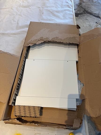 IKEA vit förvaringsmöbel / skåp