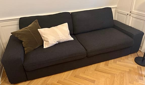 Mycket fin och bekväm bäddsoffa