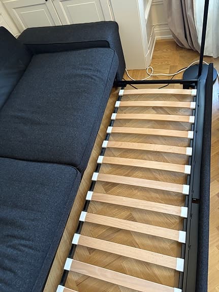 Mycket fin och bekväm bäddsoffa