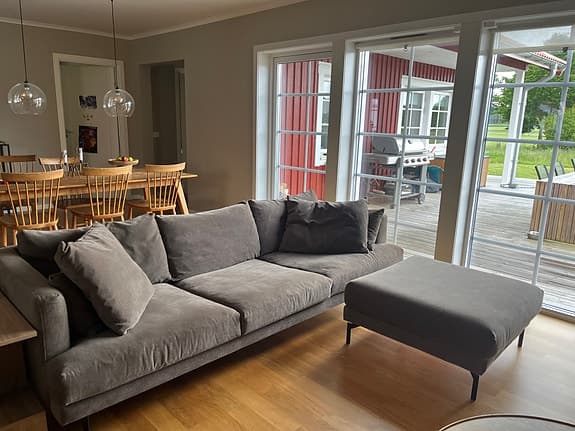 Harper soffa + fotpall