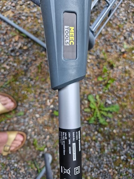 Meec Tools eldriven ogräsbrännare grå