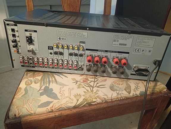Sony surroundreceiver svart