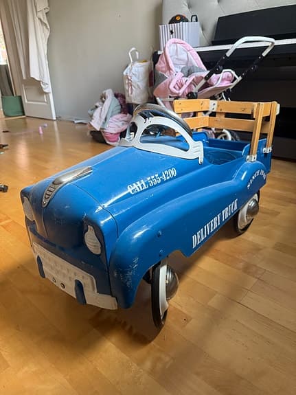 Pacific Cycle trampbil Delivery Truck blå