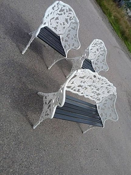 Trädgårdsmöbler i gjutjärn