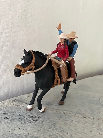 Schleich cowboyset med häst och ryttare
