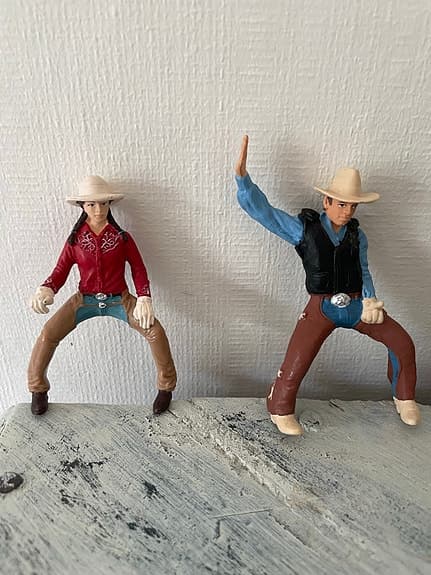 Schleich cowboyset med häst och ryttare
