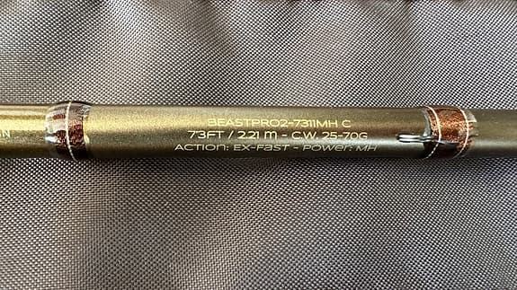 Abu Garcia Beast pro2 - 7,3 fot 25-70g