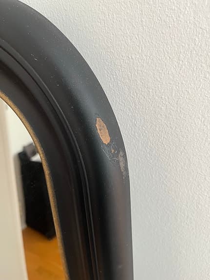 IKEA ALMARÖD spegel 70x120 cm svart