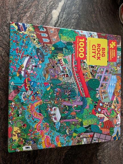 pussel Big Rock City pussel 1000 bitar