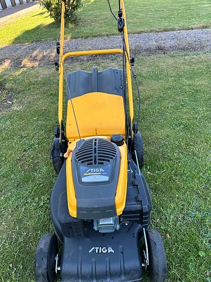 Stiga Multimower 48Sbensindriven gräsklippare gul/svart