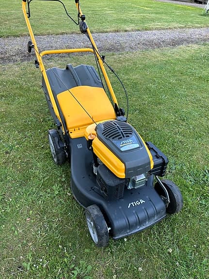 Stiga Multimower 48Sbensindriven gräsklippare gul/svart