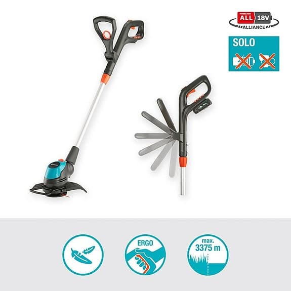 Gardena grästrimmer batteridriven 18V Utan batteri