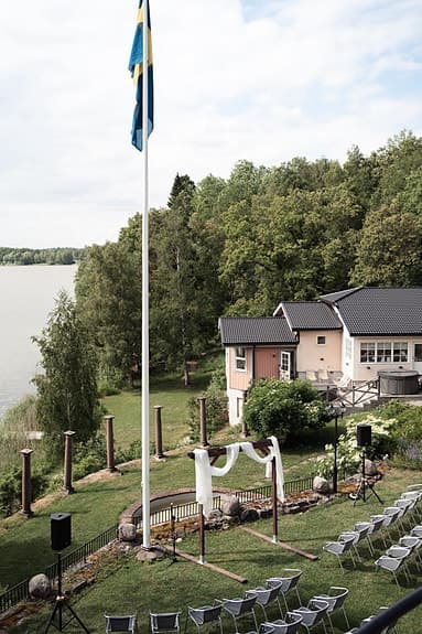 Vigselbåge för bröllop