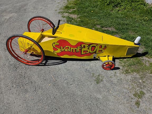 svampbob bil, Spongebob lådbil till salu