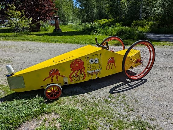 svampbob bil, Spongebob lådbil till salu