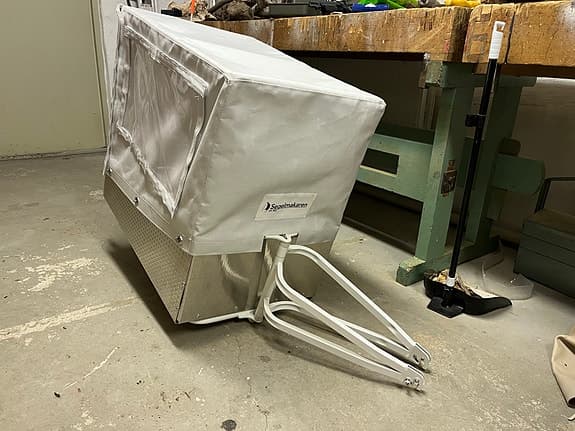 Cykelvagn med ett hjul