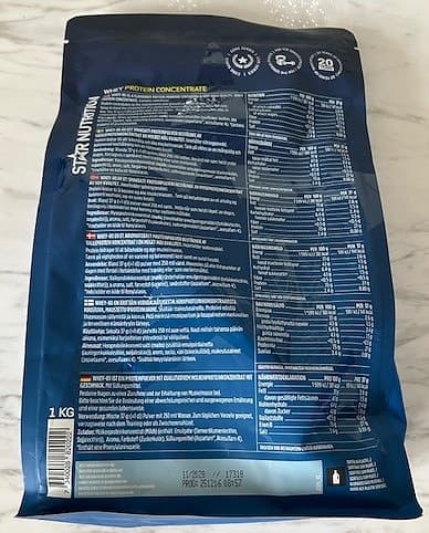 Whey-80 Vassleprotein 1 kg Salted Caramel – Star Nutrition