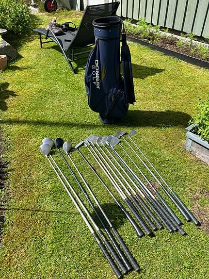 Golfset med bag