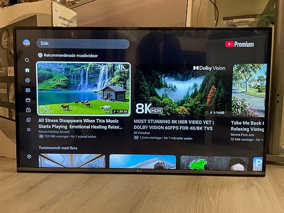 LG 49 tum 4K UHD Smart Tv + väggfäste gott skick