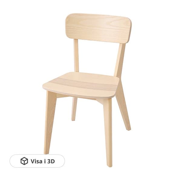 Ikea Lisabo köksbord och 2 stolar