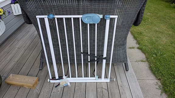 Barngrind Ställbar