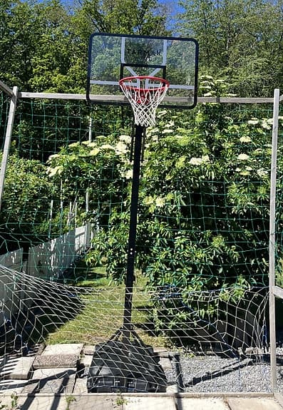 Tarmak Basketkorg - Justerbar olika höjder + stort nät (se bilder)