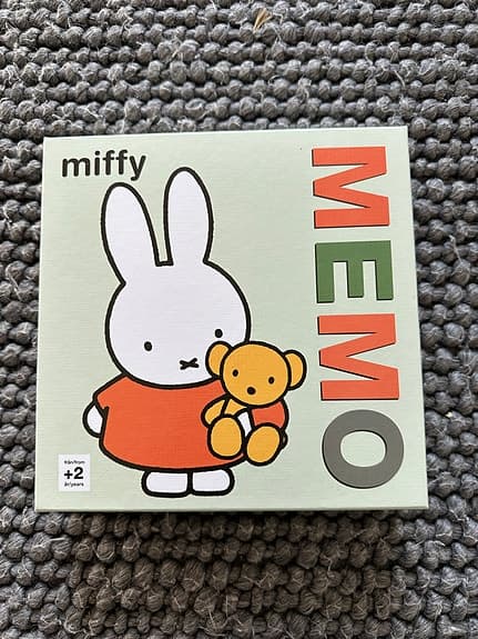 Miffy memo - memory (72 kort - 36 par) - komplett