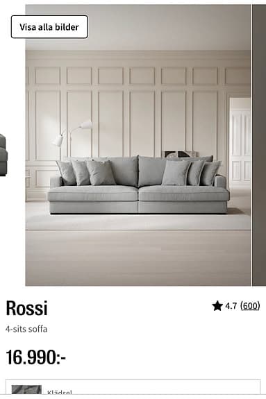 Soffa 4-sits