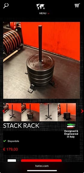 Hatlex Stack Rack/viktställ för vikter