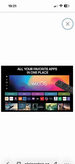 Ny. LG 65" OLED65G5 evo AI 4K Smart TV