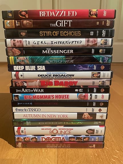 101 st DVD-Filmer för Region 1 i nyskick och repfria