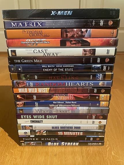 101 st DVD-Filmer för Region 1 i nyskick och repfria