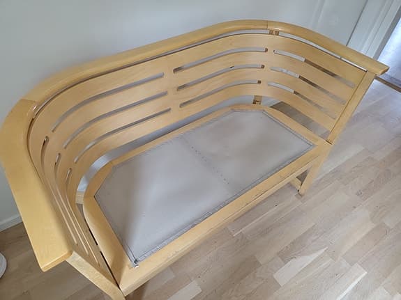 Swedese liten soffa med tillhörande sitt/ryggdyna