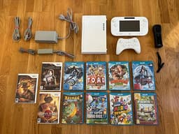 Nintendo Wii U Konsol med 11 bra spel
