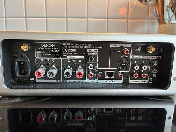 Denon dra-100 förstärkare med inbyggd streaming