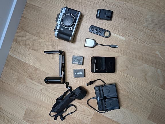Fujifilm XT-3 Kamerahus, med tillbehör