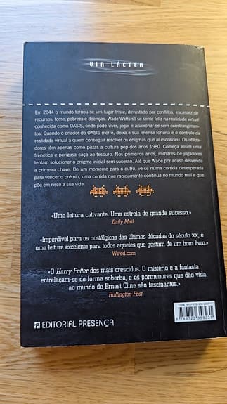 Bok: Ready player one Jogador 1 (in PORTUGUESE)