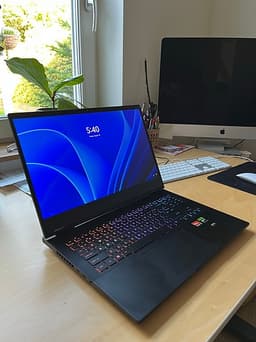 HP Omen gaming laptop 16" svart RTX 4070 + Ryzen 9