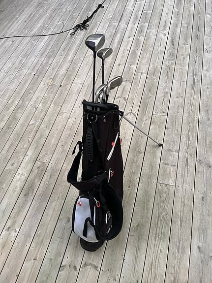Golfset med bag för nybörjare alt barn.