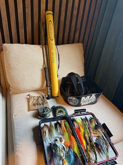 Kit för flugfiske efter gädda och större aborre - 9’ #9
