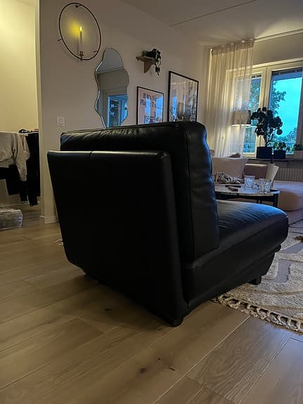 Skinnfåtölj Natuzzi
