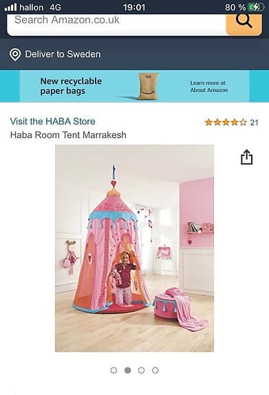 HABA Prinsesstält Marrakesh